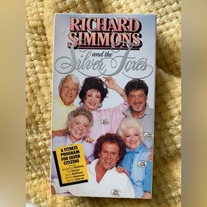 Richard Simmons VHS.  Silver Foxes Workout Fitness Exercise videotape.